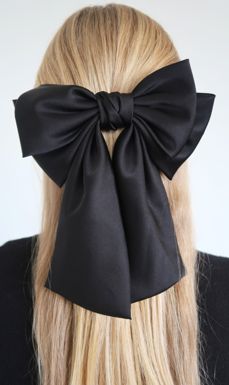 Queen Of The Foxes | Hair Bows - Black