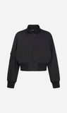 Bassike | Stretch Twill Bomber - Black