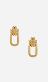 Anine Bing | Signature Link Double Cross Earrings - Gold