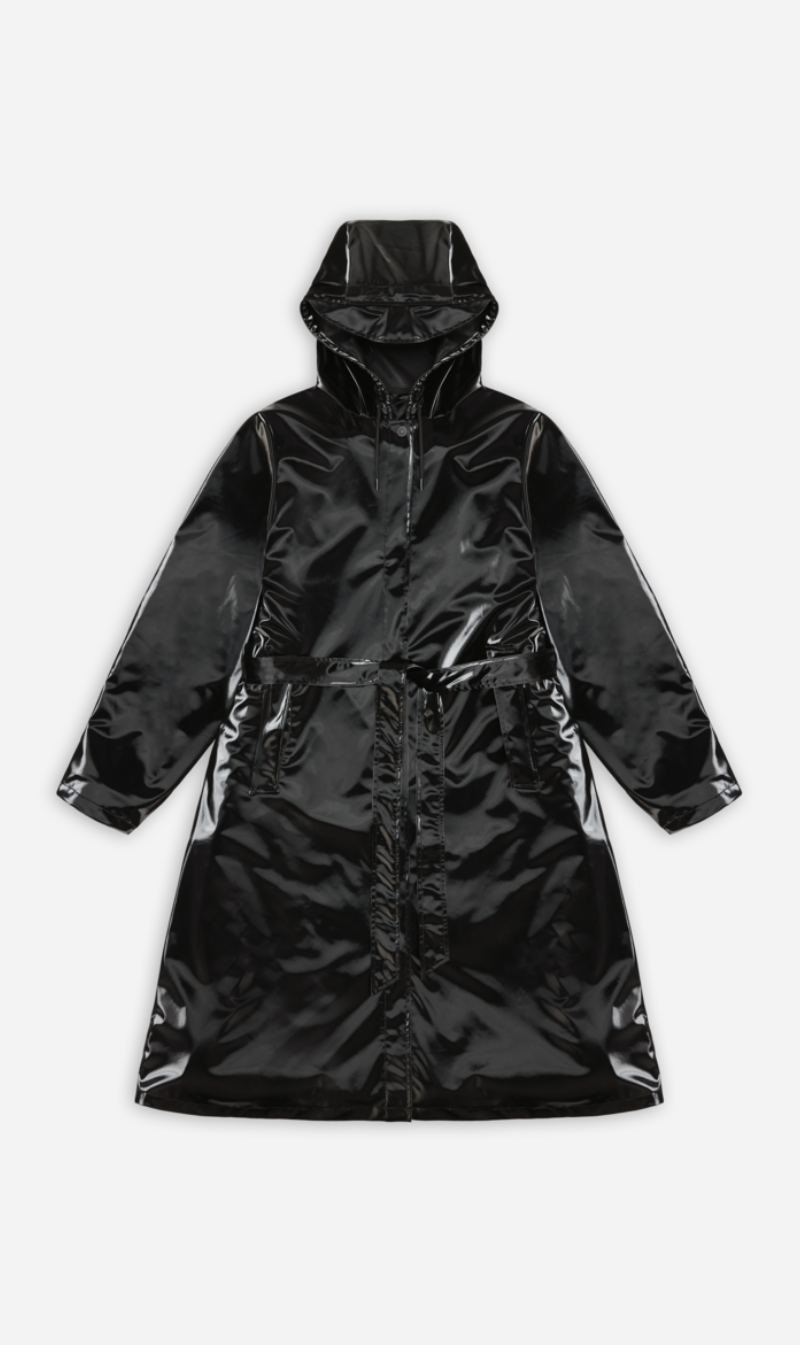 Rains | A-Line Longer Jacket - Night