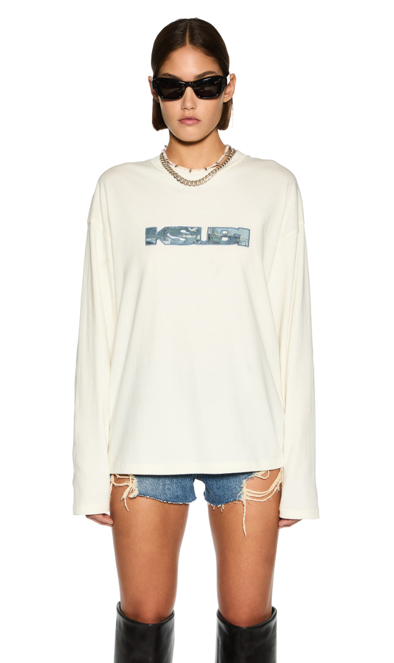 Ksubi | Studio Long Sleeve Tee - Bleach