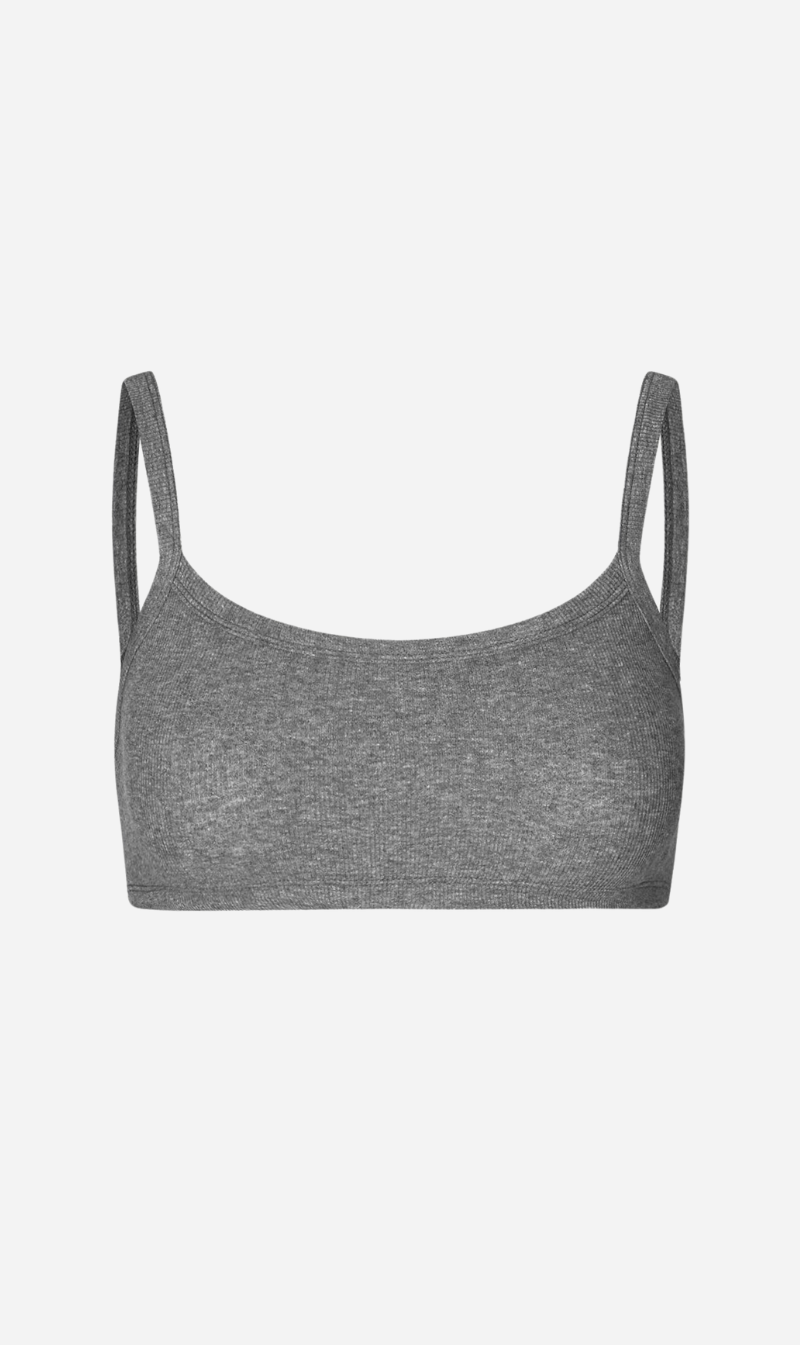 Samsoe Samsoe | Sahara Bra - Mid Grey Mel.