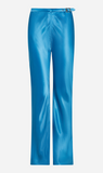 Paris Georgia | Sleek Belted Pant - Bold Blue