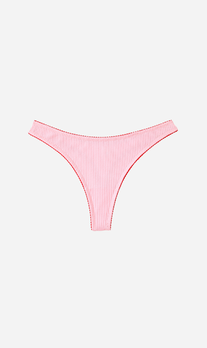 Dear Dylan | Organic Rib Thong - Cupid