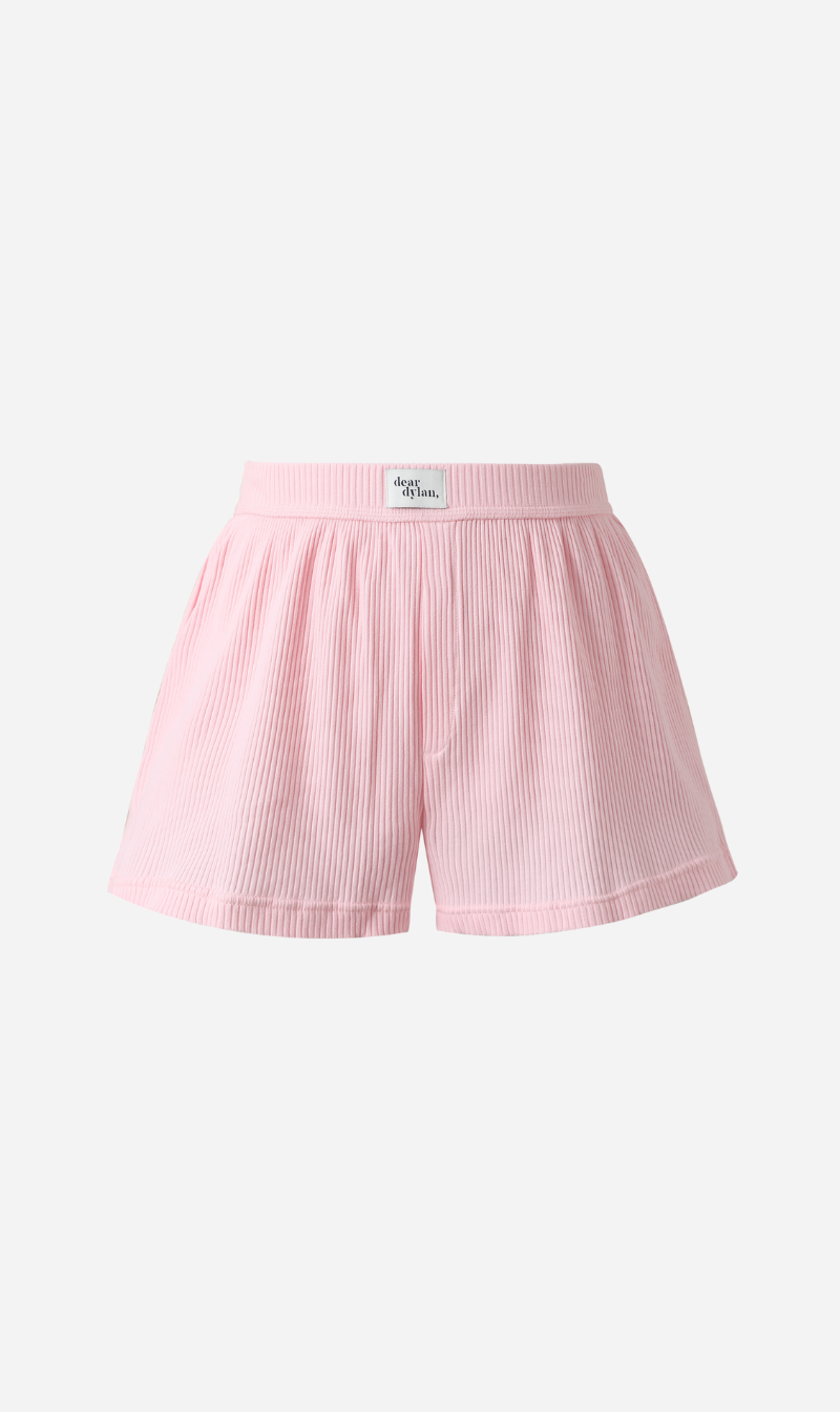 Dear Dylan | Organic Rib Boxer Short - Cupid