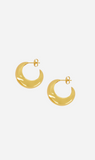 La Tribe | Half Moon Hoop - Gold