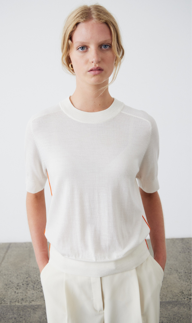 Laing | Ulimate Knit T.Shirt - Cream