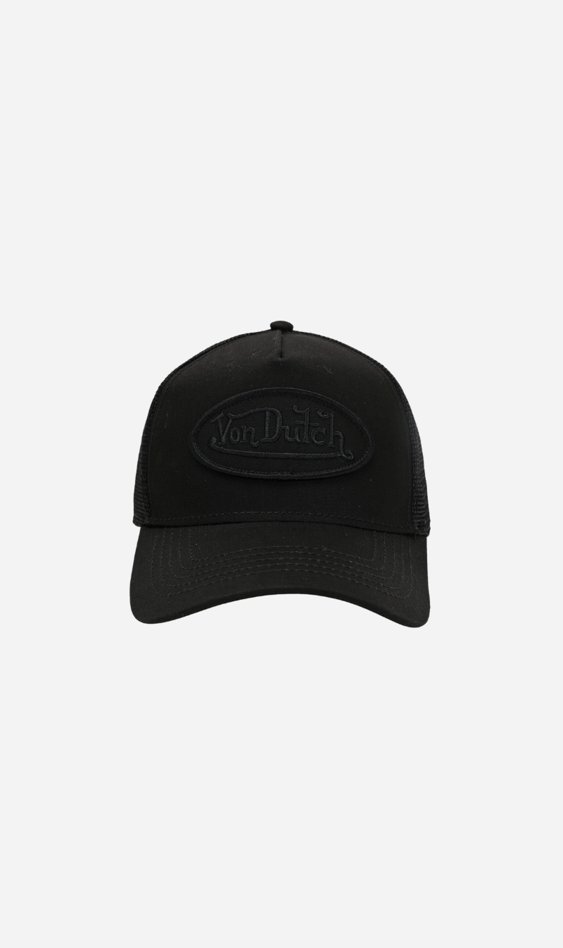 Von Dutch | Triple Black Trucker Hat - Black