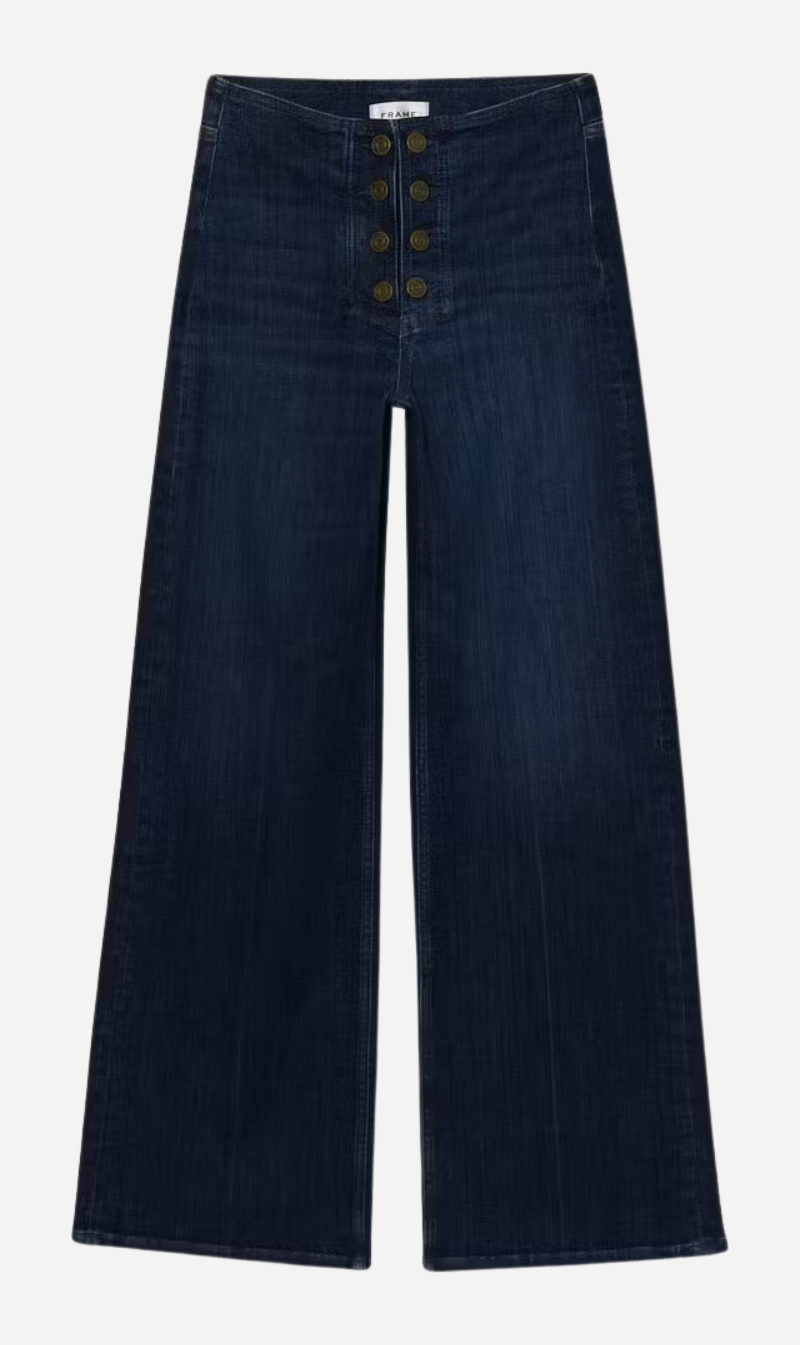 Frame Denim | Le Slim Palazzo Sailor Pant - Ionview