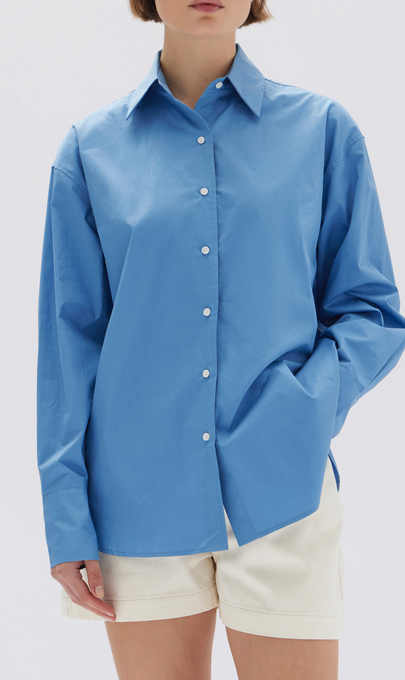 Assembly Label | Everyday Poplin Shirt - Bahama