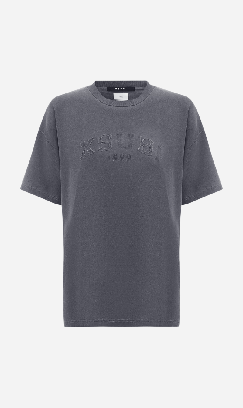 Ksubi | League Oh G Tee - Charcoal