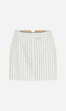 Camilla and Marc | Jagger Mini Skirt - White Pinstripe