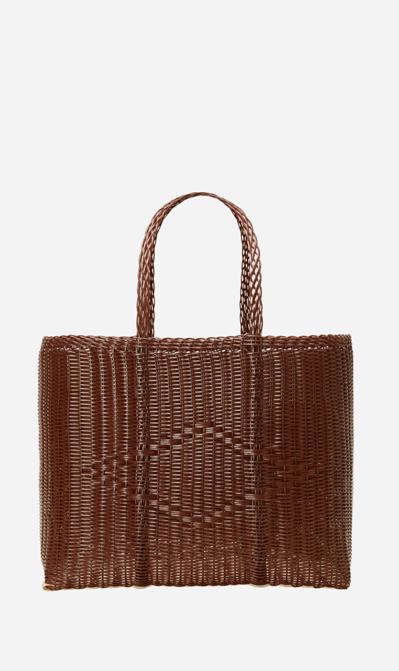 Palorosa | Large Tote Basket - Chocolate