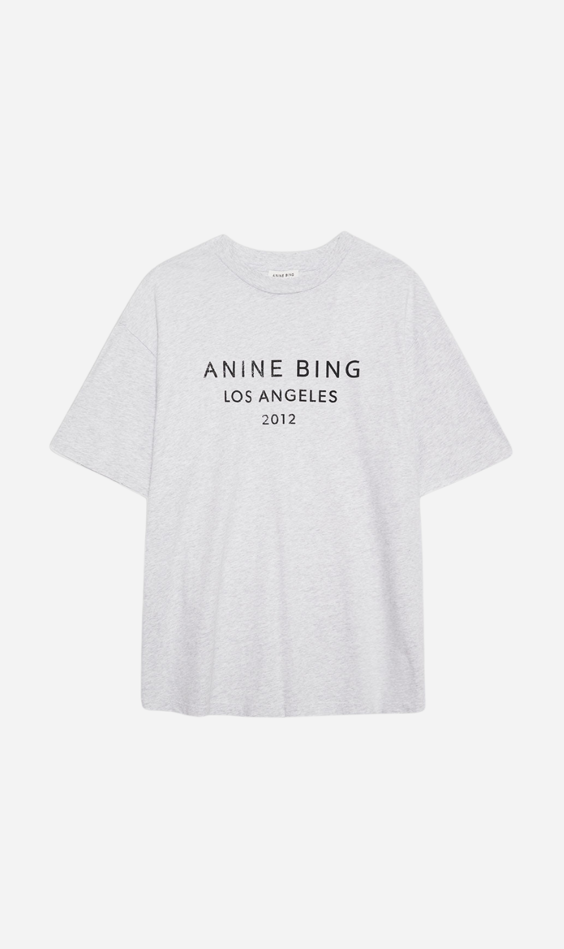 Anine Bing | Myers Tee Anine Bing - Heather Grey