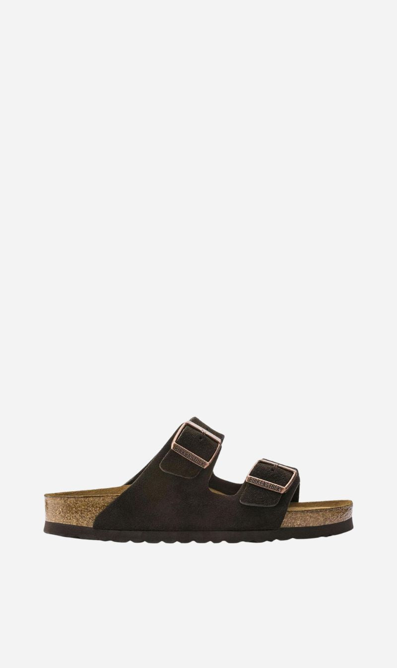 Birkenstock | Arizona Soft Footbed Suede Regular Fit - Mocha