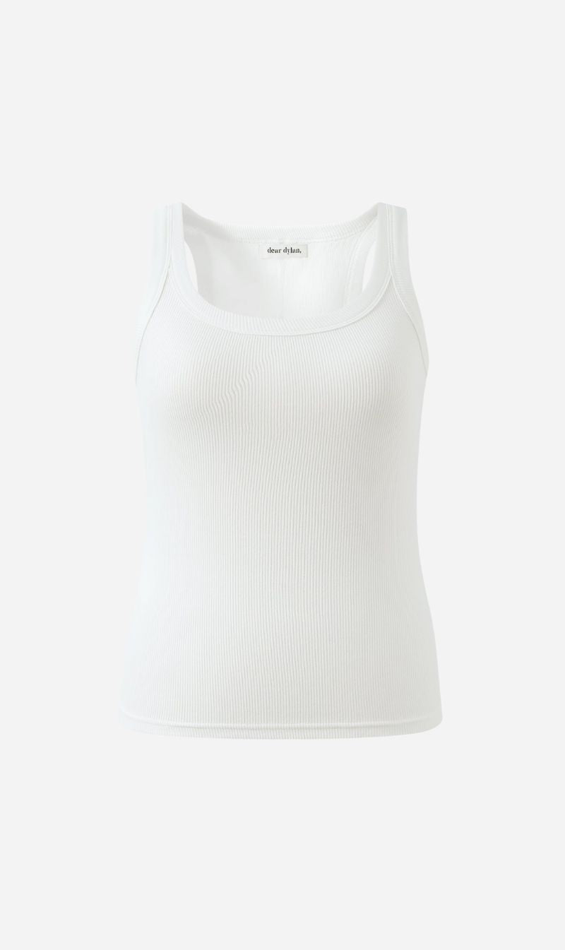 Dear Dylan | Organic Daily Tank - Blanc