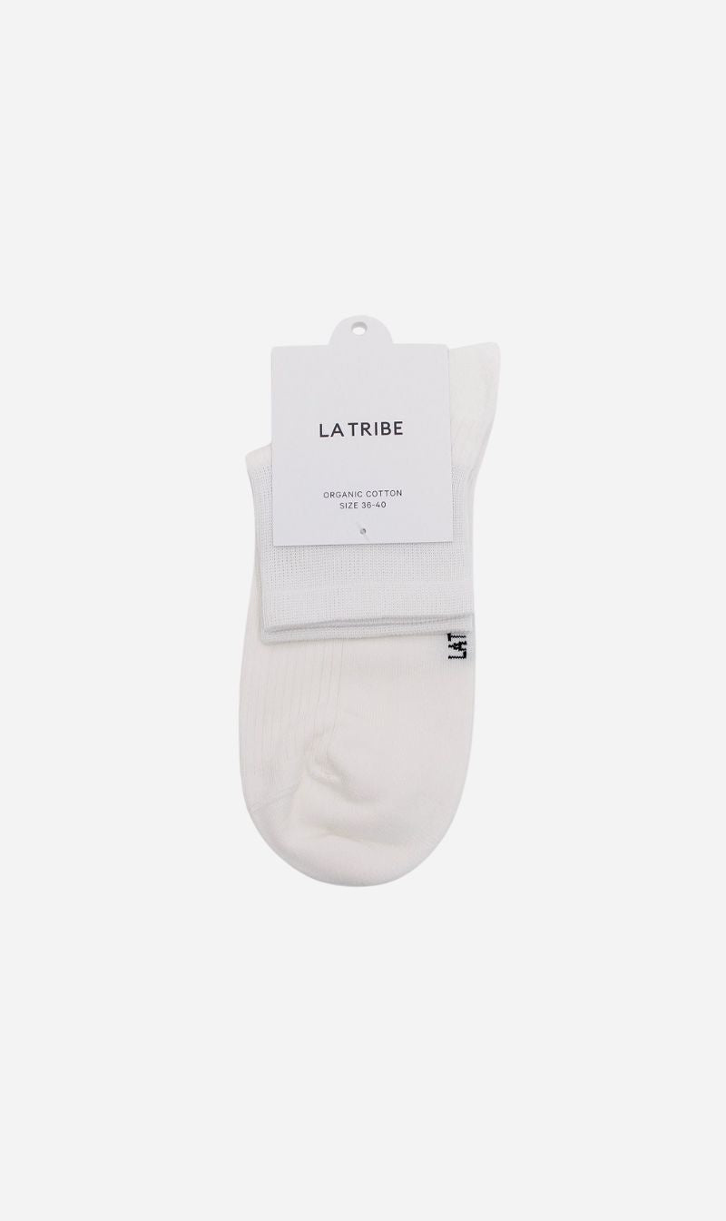 La Tribe | Essential Sock - White