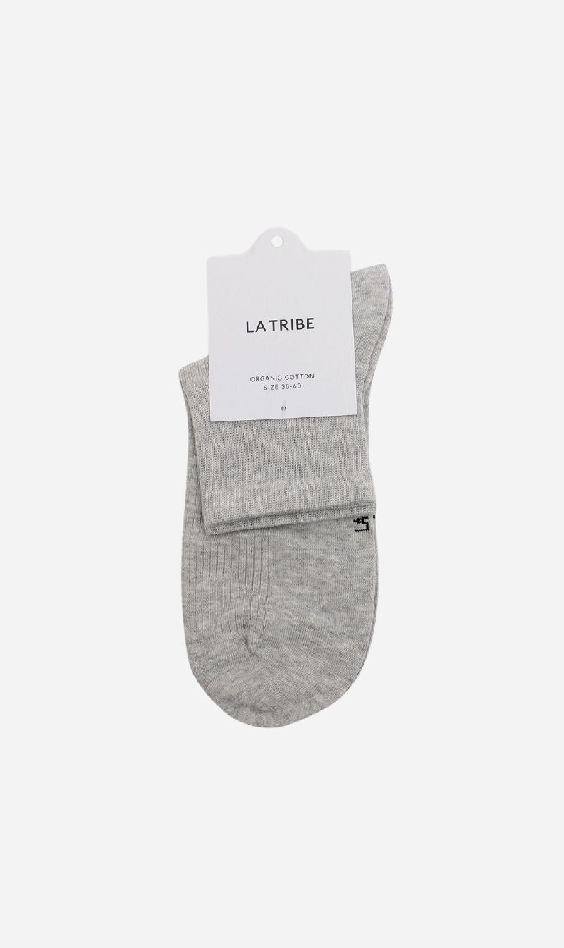 La Tribe | Essential Sock - Grey Marle