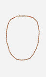 Tityaravy | Kamala Necklace - Orange / Smoky Quartz