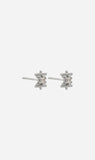 Zoe & Morgan | Inti Stud - Silver Peach Zircon