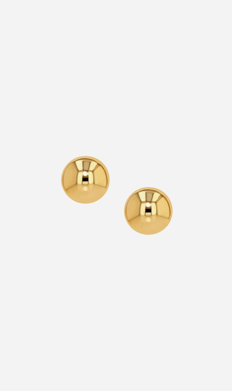 Anine Bing | Large Dome Earrings - Gold