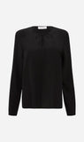 Matteau | Popover Tie Blouse - Black