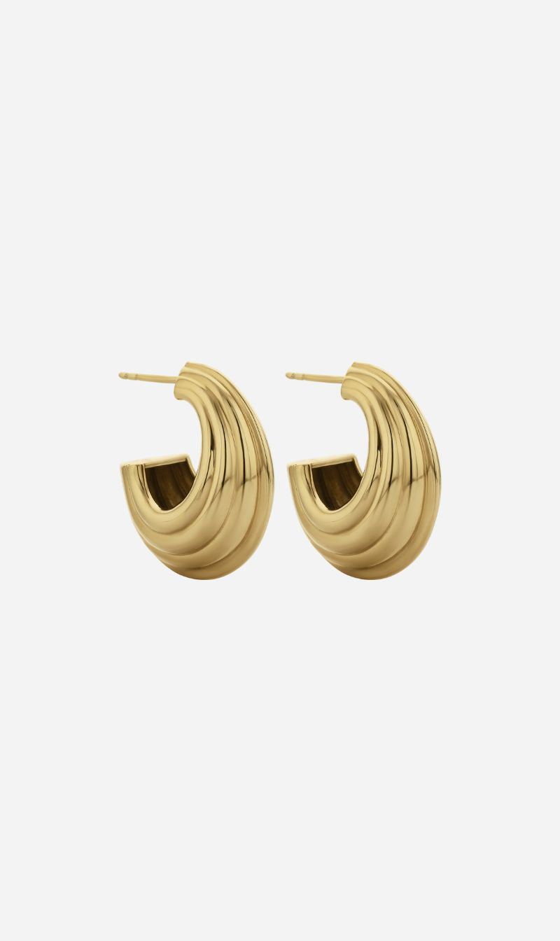 Zoe & Morgan | Solina Hoops - Gold