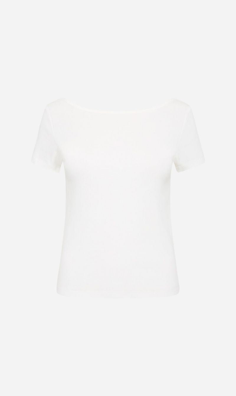 St Agni | Organic Cotton Ballet Top - White