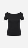 St Agni | Organic Cotton Ballet Top - Black