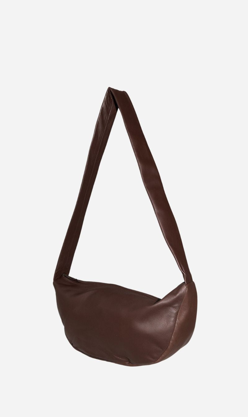 St. Agni | Soft Crescent Bag - Chocolate