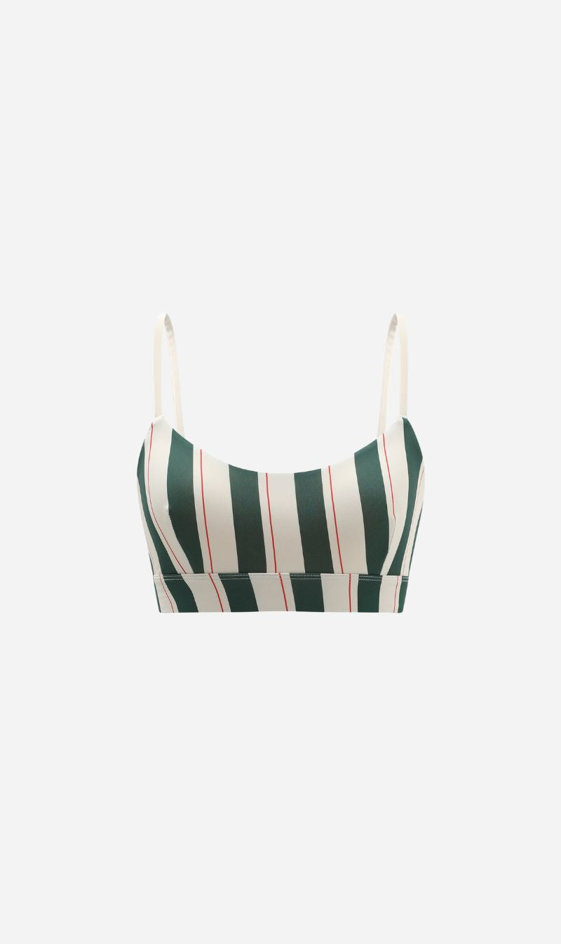 Dear Dylan | Swim Crop - Bistro Stripe