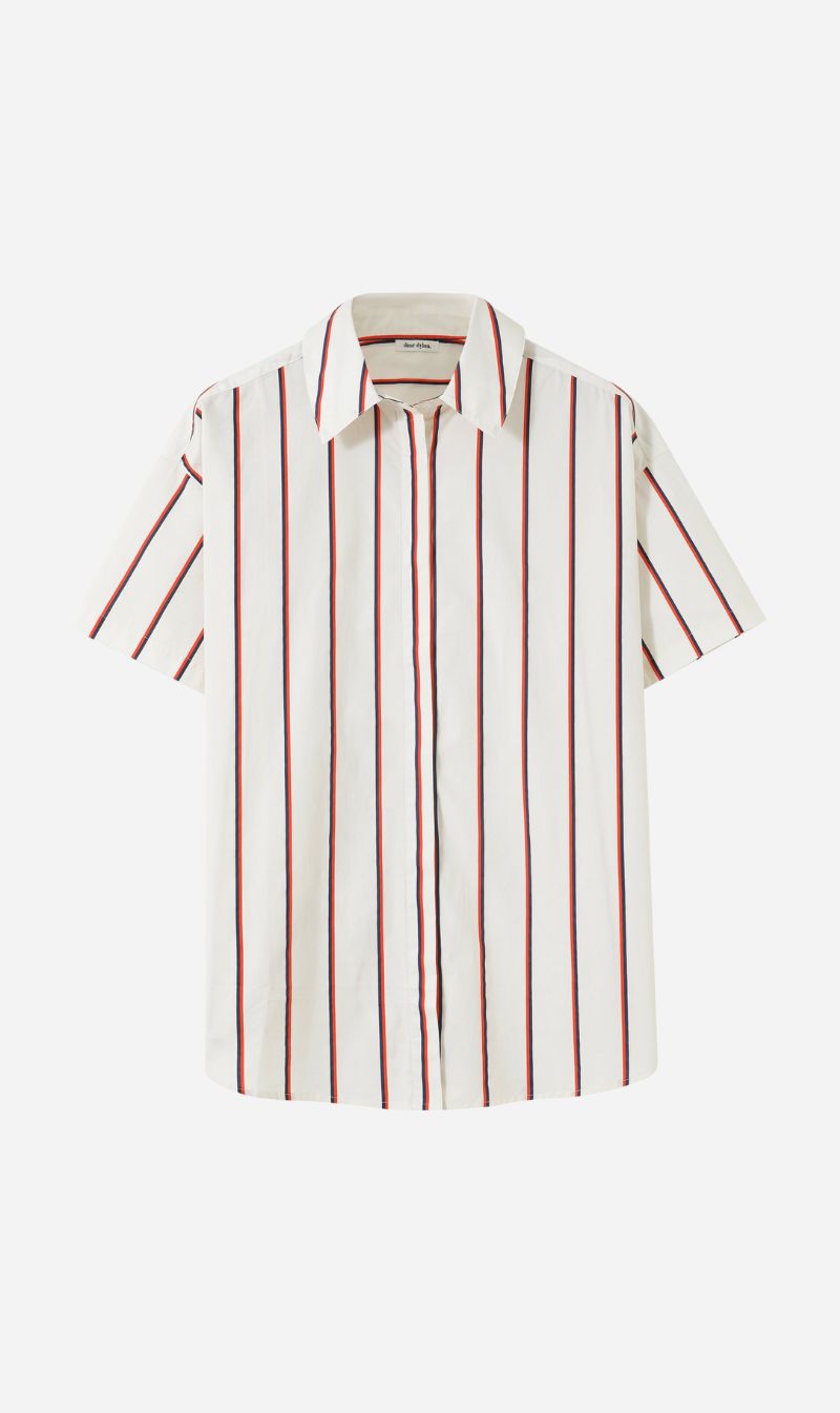 Dear Dylan | Oversized Shirt - Club Stripe