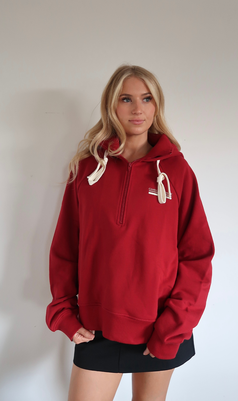 Camilla And Marc | Canton Hoodie - Ruby