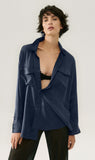 Silk Laundry | Boyfriend Shirt - Midnight