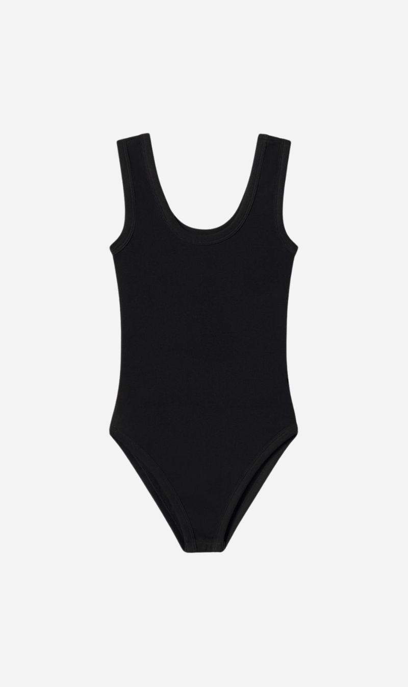 Silk Laundry | Bodysuit Tank - Black