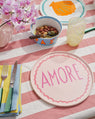 In The Roundhouse | Pink Amore Plate