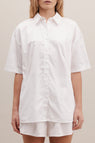 Rebe | Leisure Shirt Cotton - White