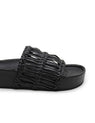 La Tribe | Lou Platform Slide - Black