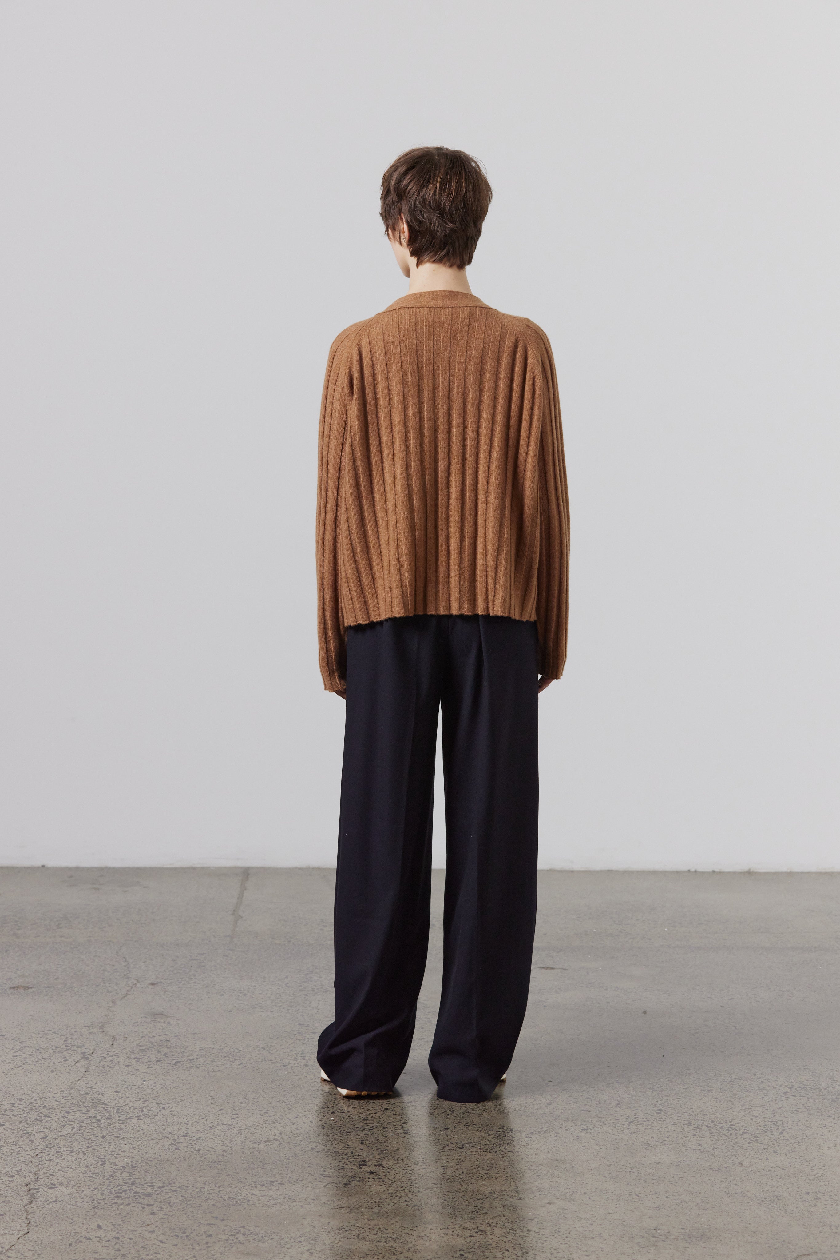 Laing | Lizzie Ribbed Cashmere Cardigan - Tan