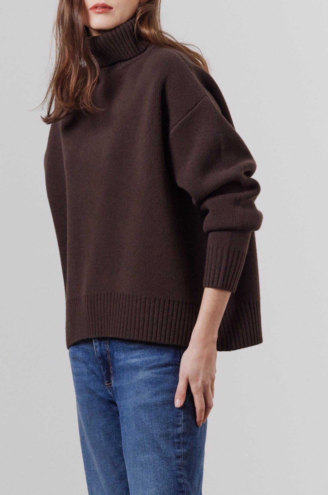 Laing | Nico Oversized Sweater - Chocolate