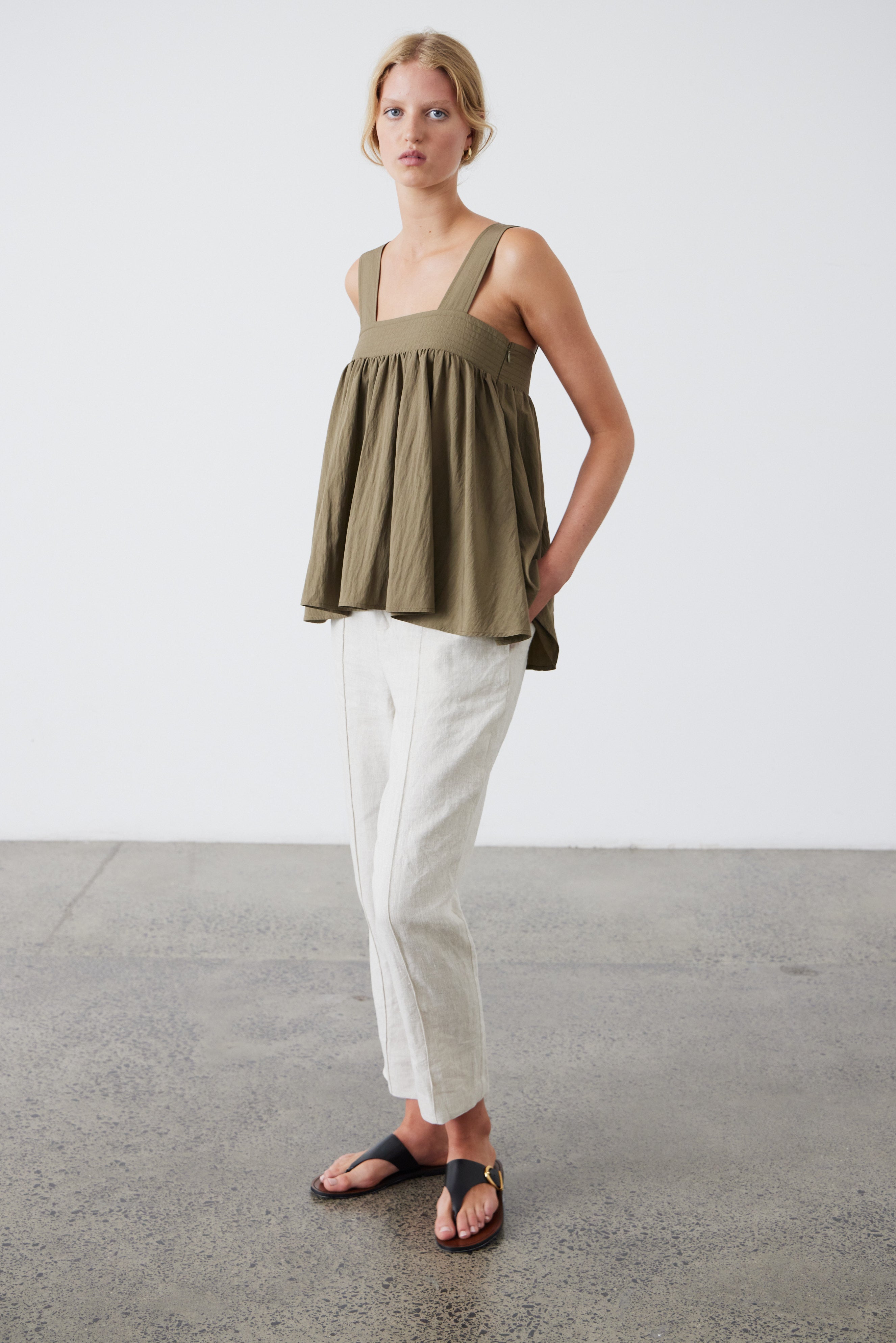 Laing | Ana Top - Khaki