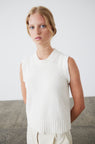 Laing | Leo Sleeveless Cropped Crew - Milk