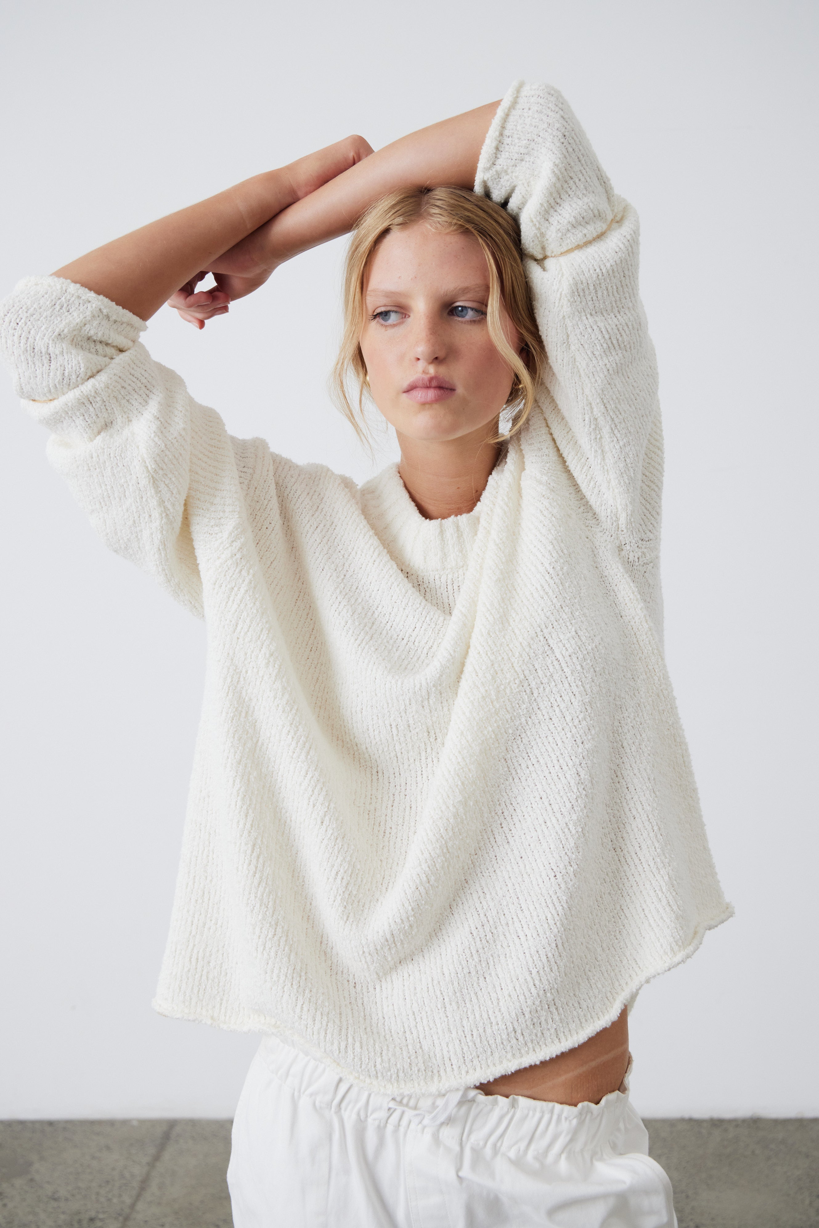 Laing | Slouchy Knit Sweater - Milk