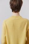 Laing | Chunky Cashmere Crew - Winter Yellow