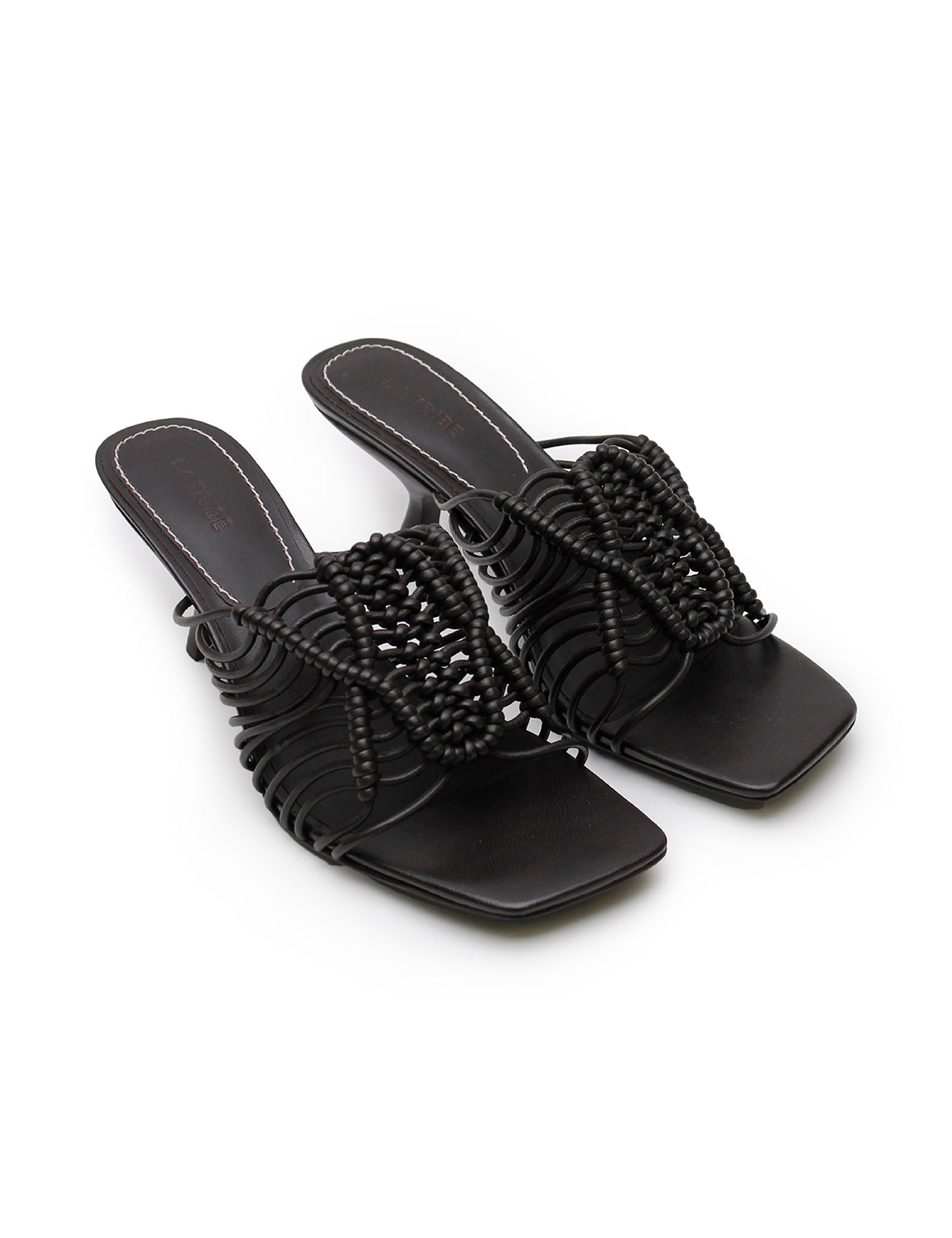 La Tribe | Macrame Heel - Pepper