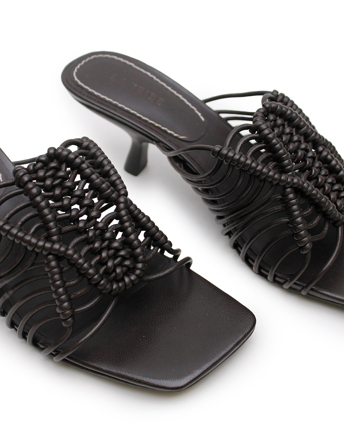 La Tribe | Macrame Heel - Pepper