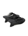 La Tribe | Macrame Wedge - Black