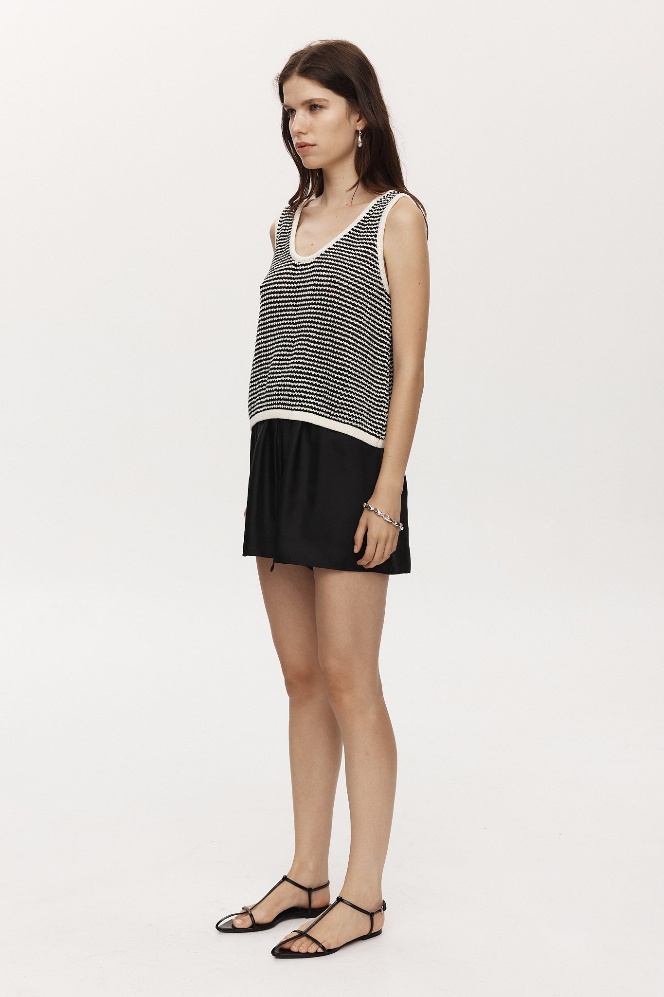 Marle | Nova Top - Black/Ivory