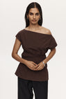 Marle | Aida Top - Chocolate