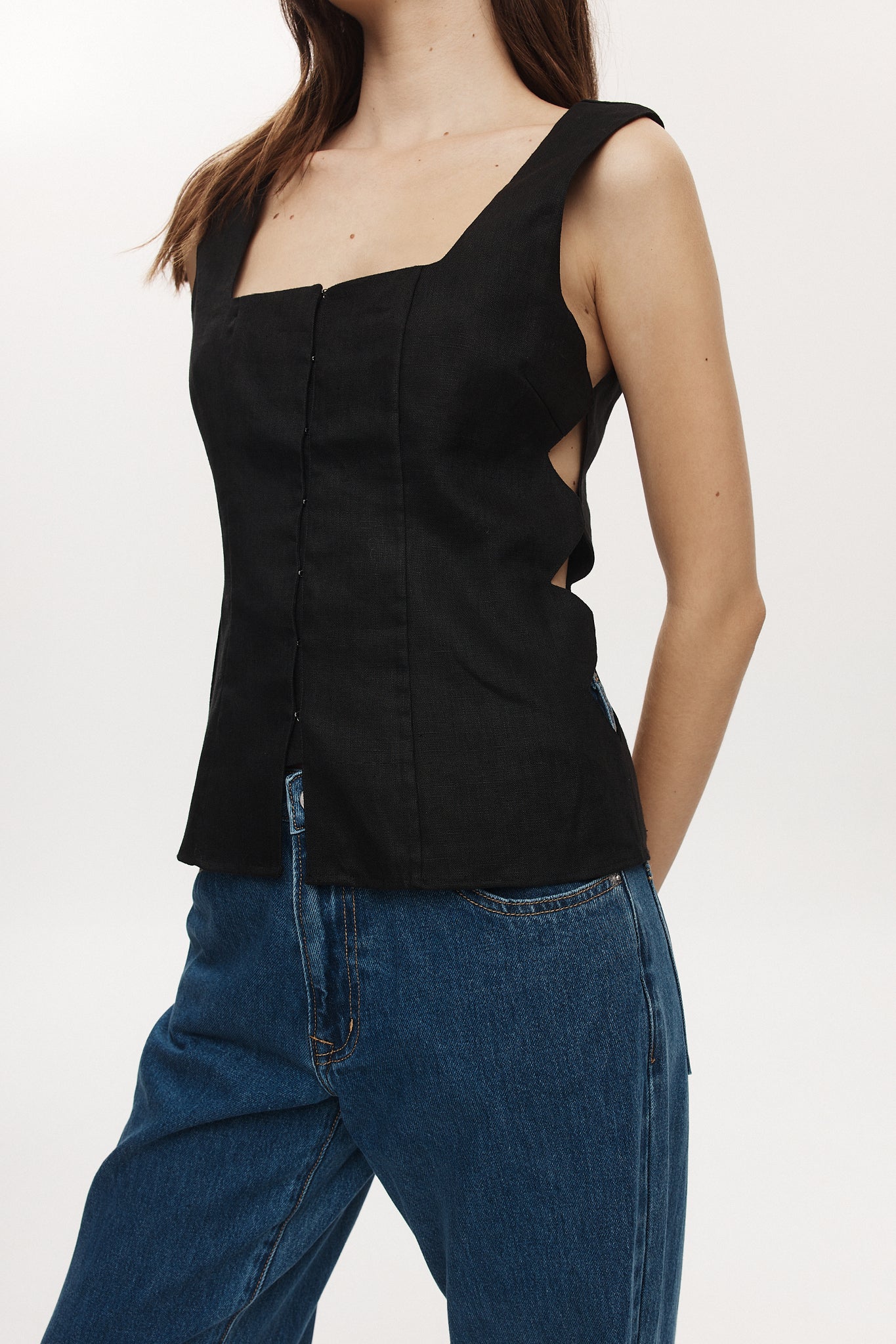 Marle | Tahlia Top - Black